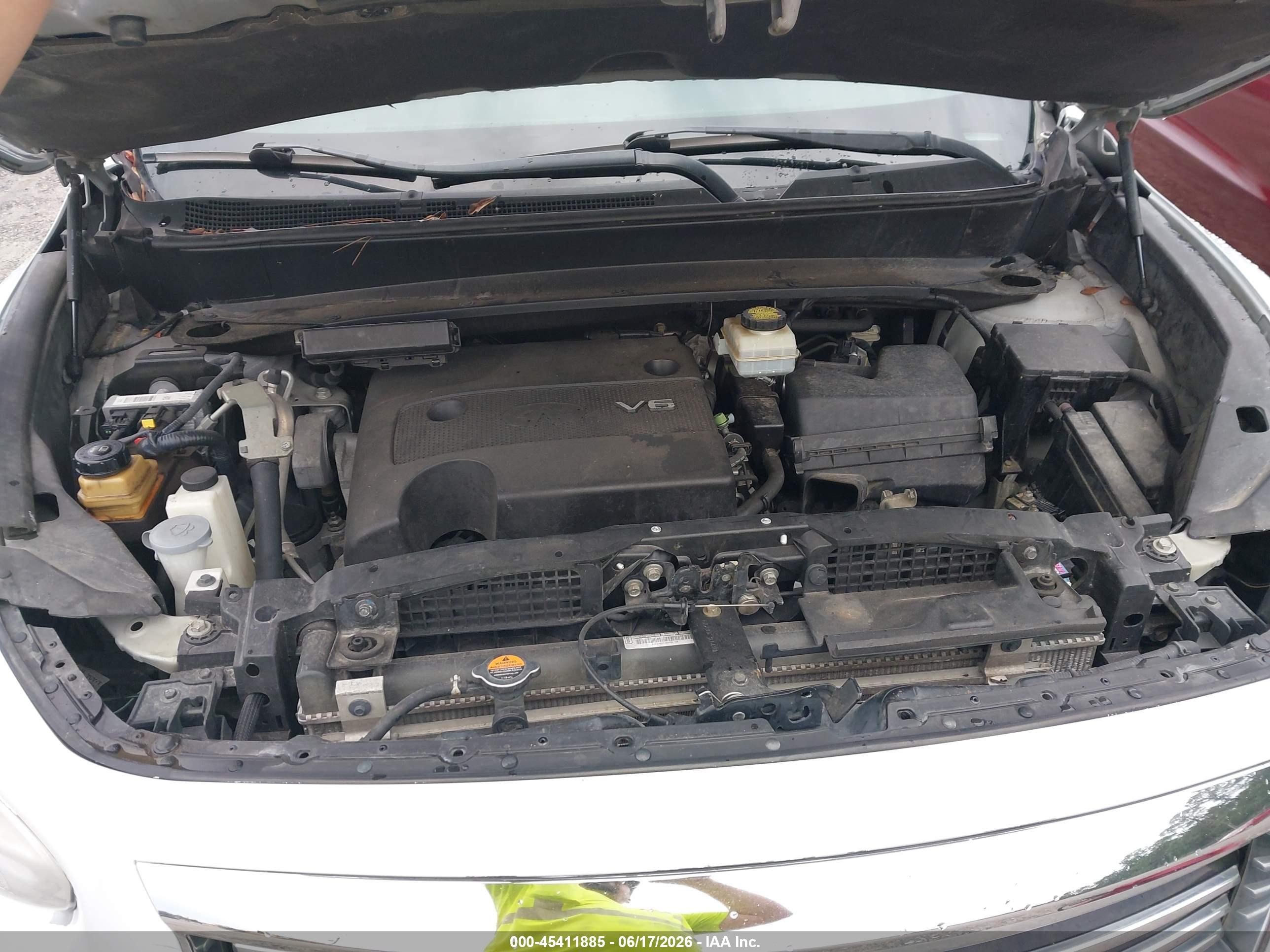 2014 Infiniti Qx60 White vin: 5N1AL0MN3EC518378