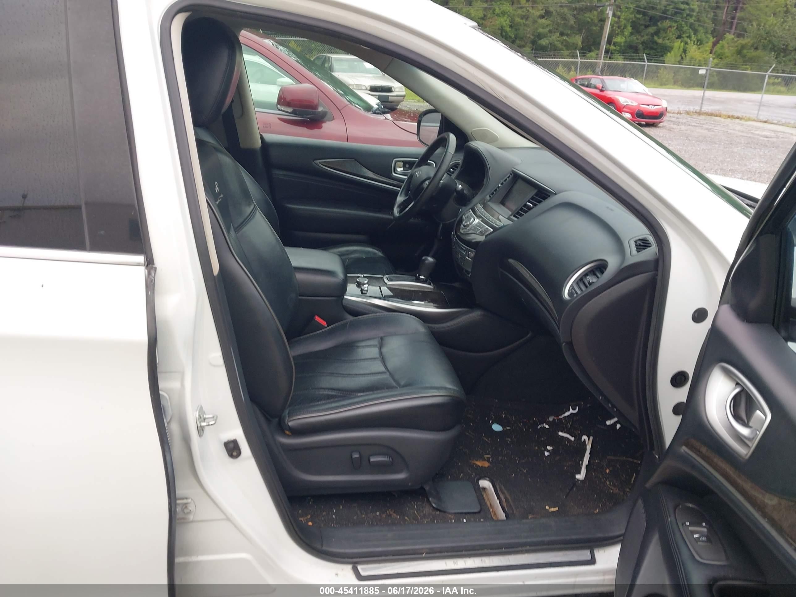 2014 Infiniti Qx60 White vin: 5N1AL0MN3EC518378