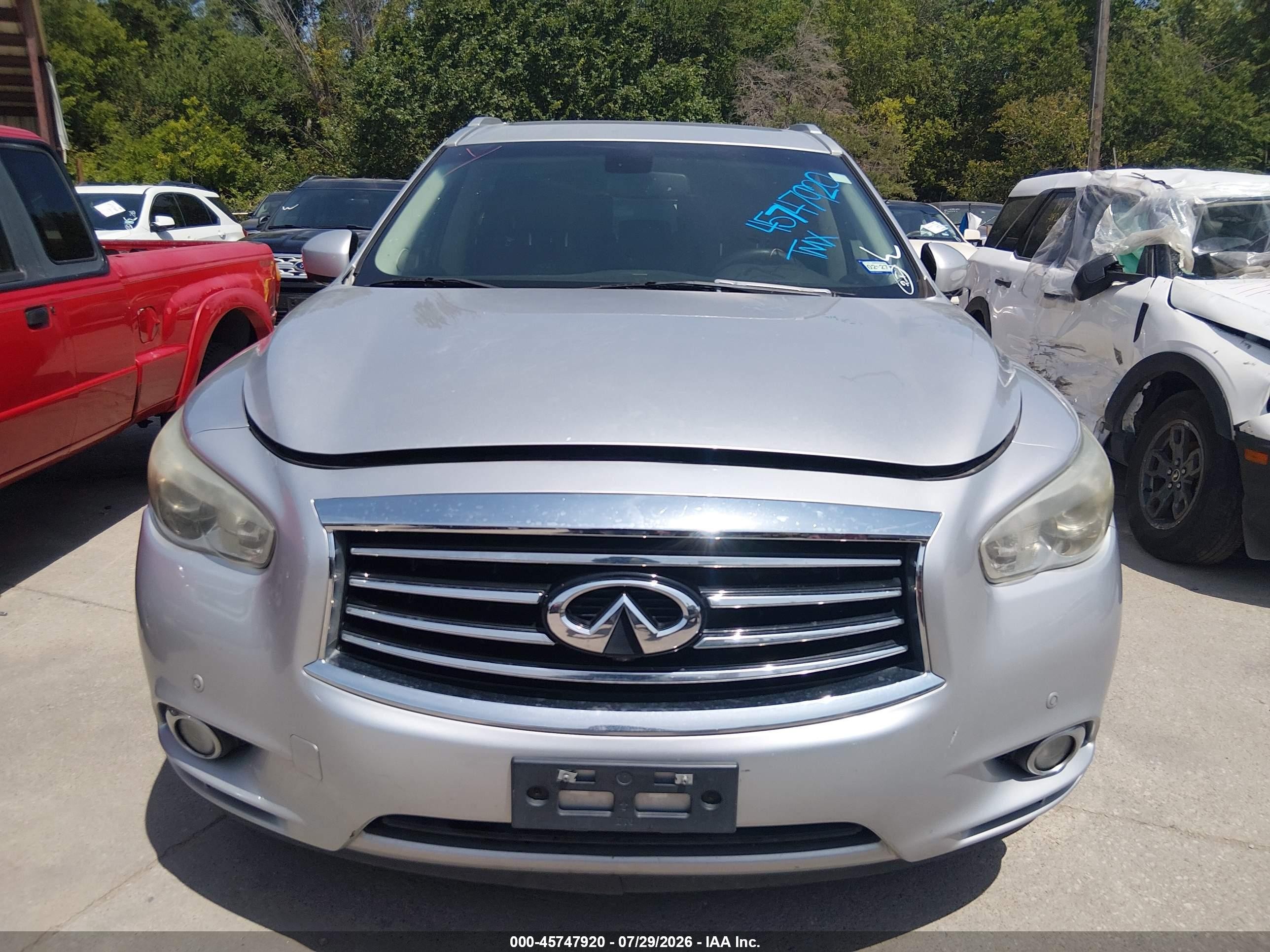 2014 Infiniti Qx60   Gray vin: 5N1AL0MN3EC530370