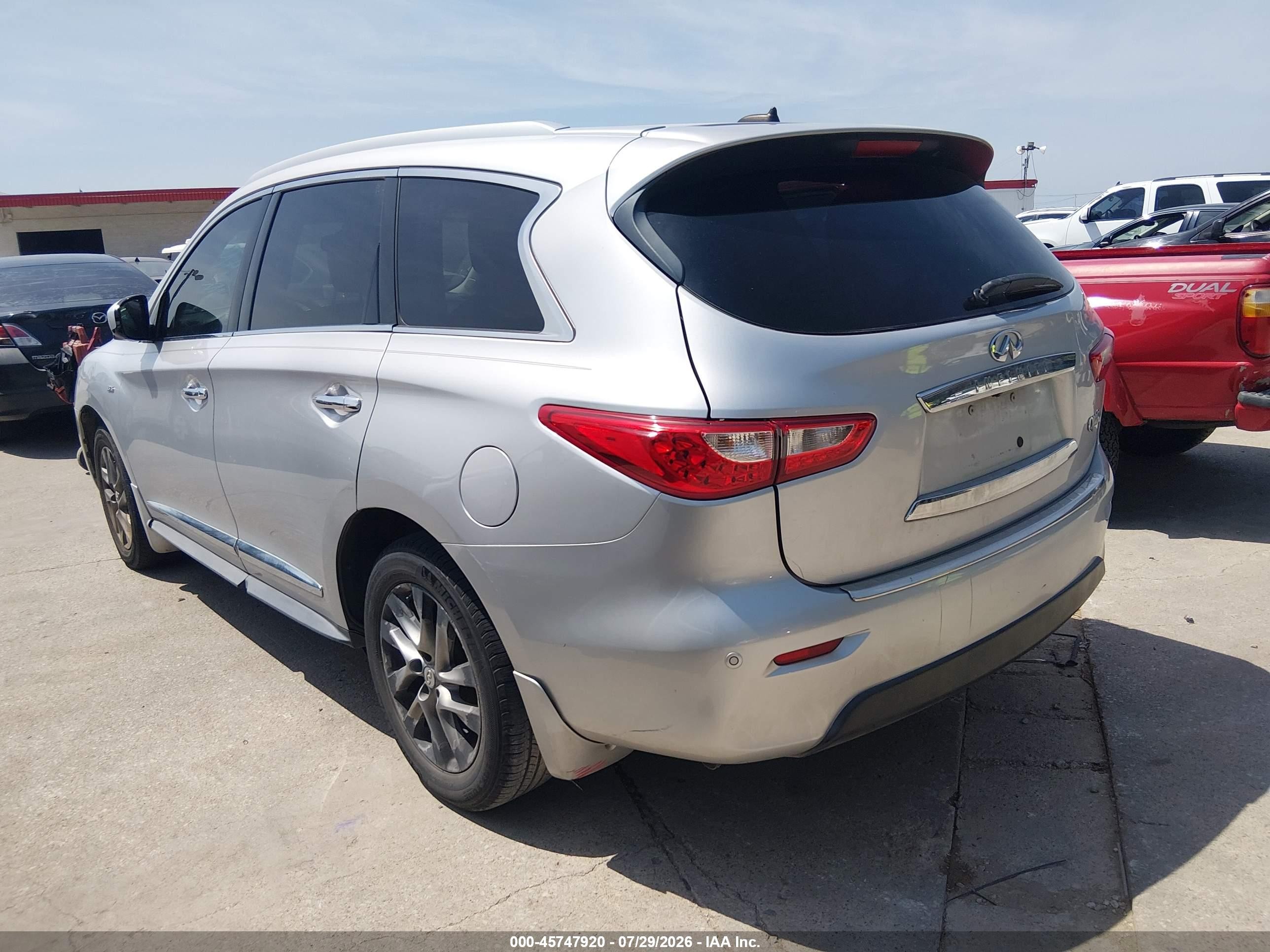 2014 Infiniti Qx60   Gray vin: 5N1AL0MN3EC530370