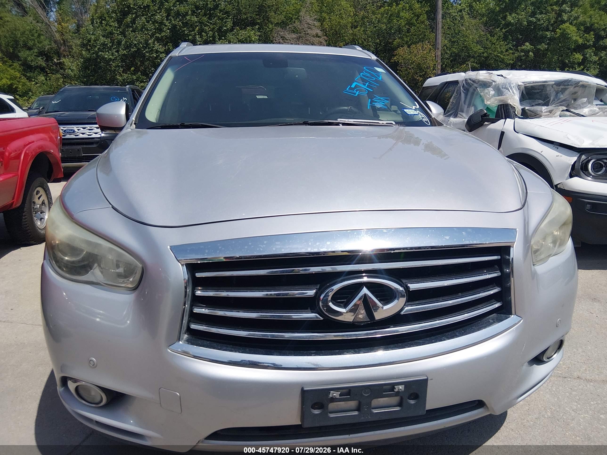2014 Infiniti Qx60   Gray vin: 5N1AL0MN3EC530370