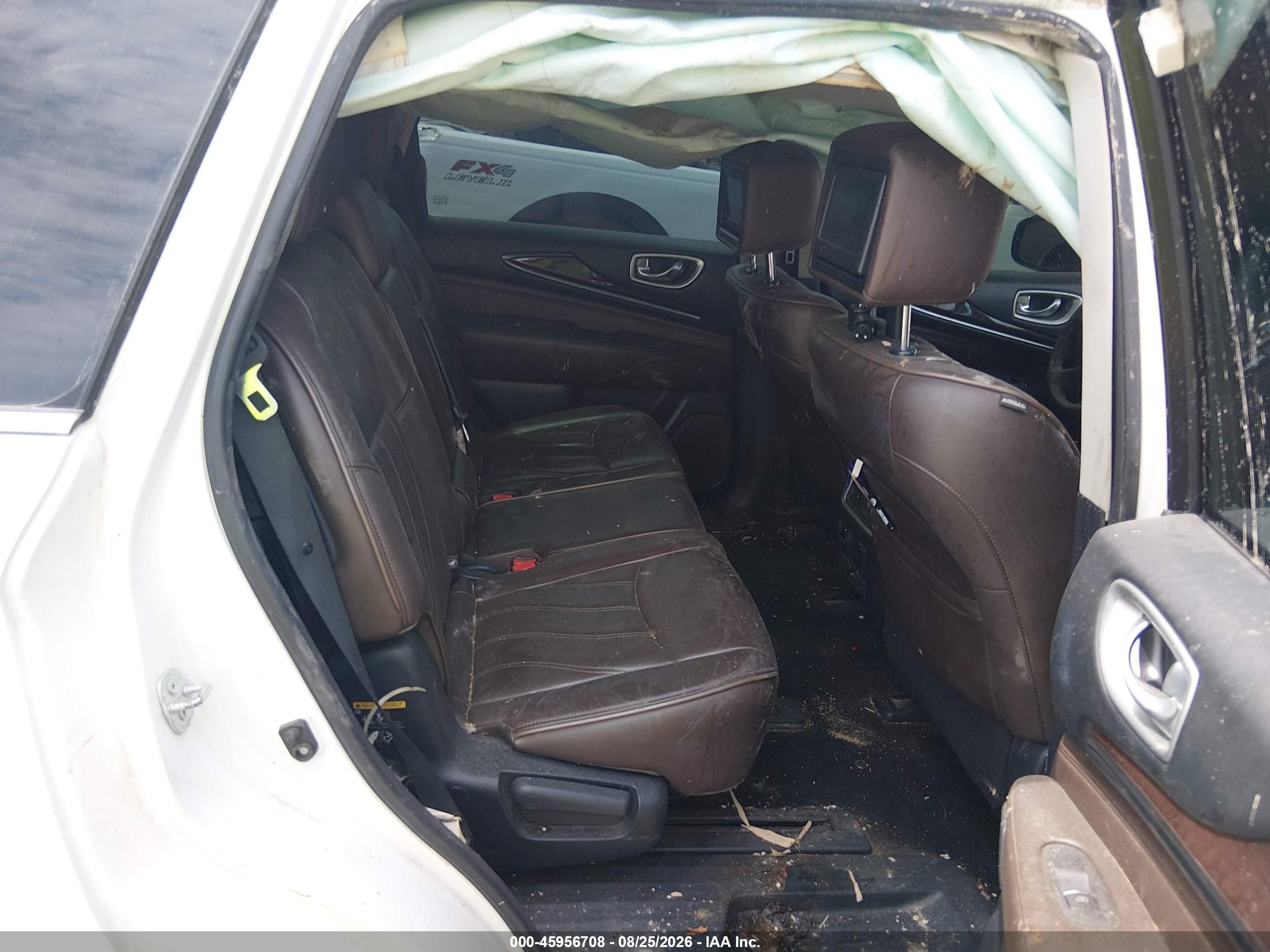 2014 Infiniti Qx60 White vin: 5N1AL0MN3EC535942