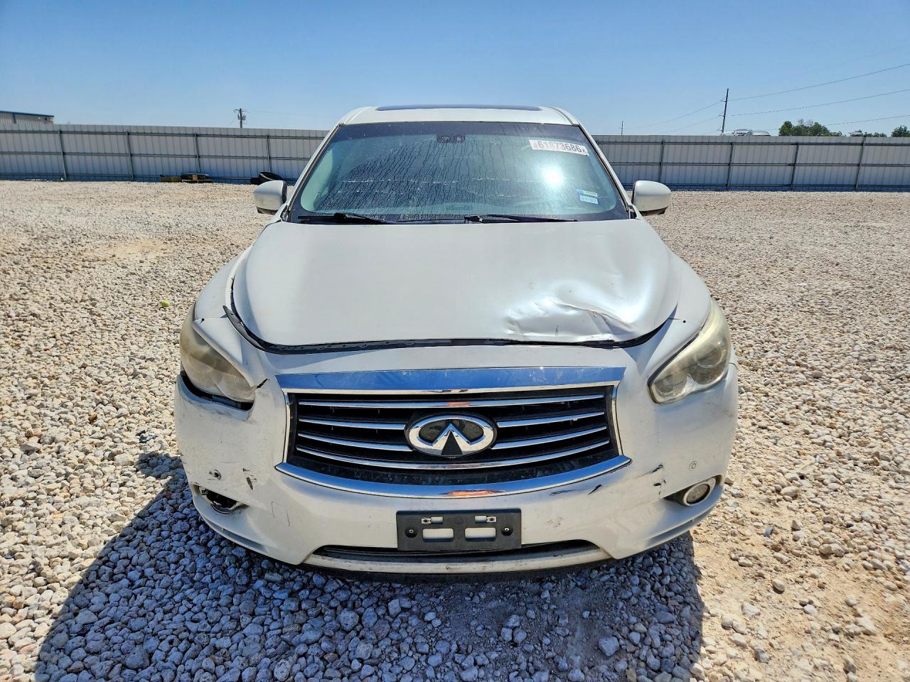2015 Infiniti Qx60 Base White vin: 5N1AL0MN3FC504773