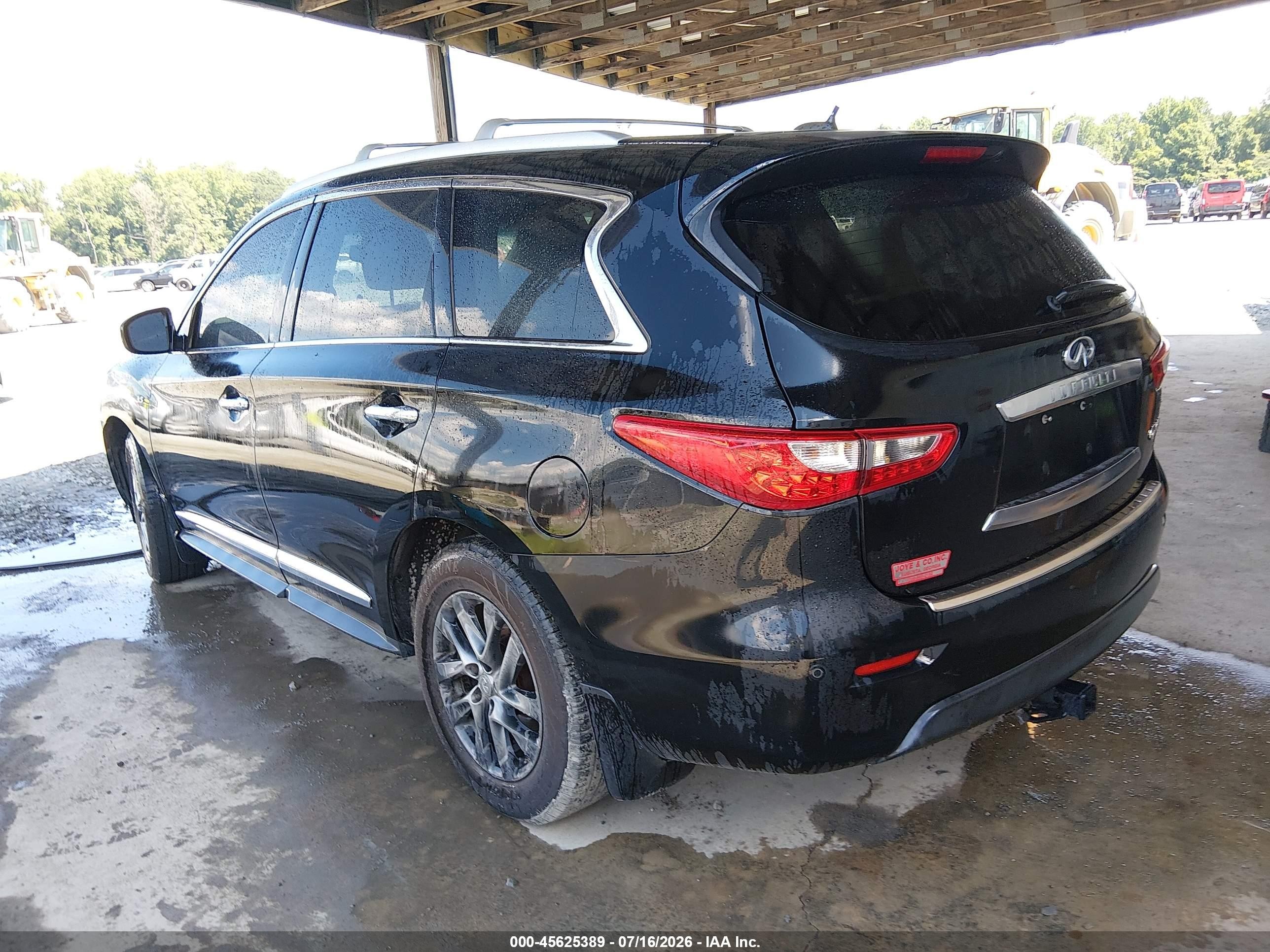 2015 Infiniti Qx60   Black vin: 5N1AL0MN3FC525655