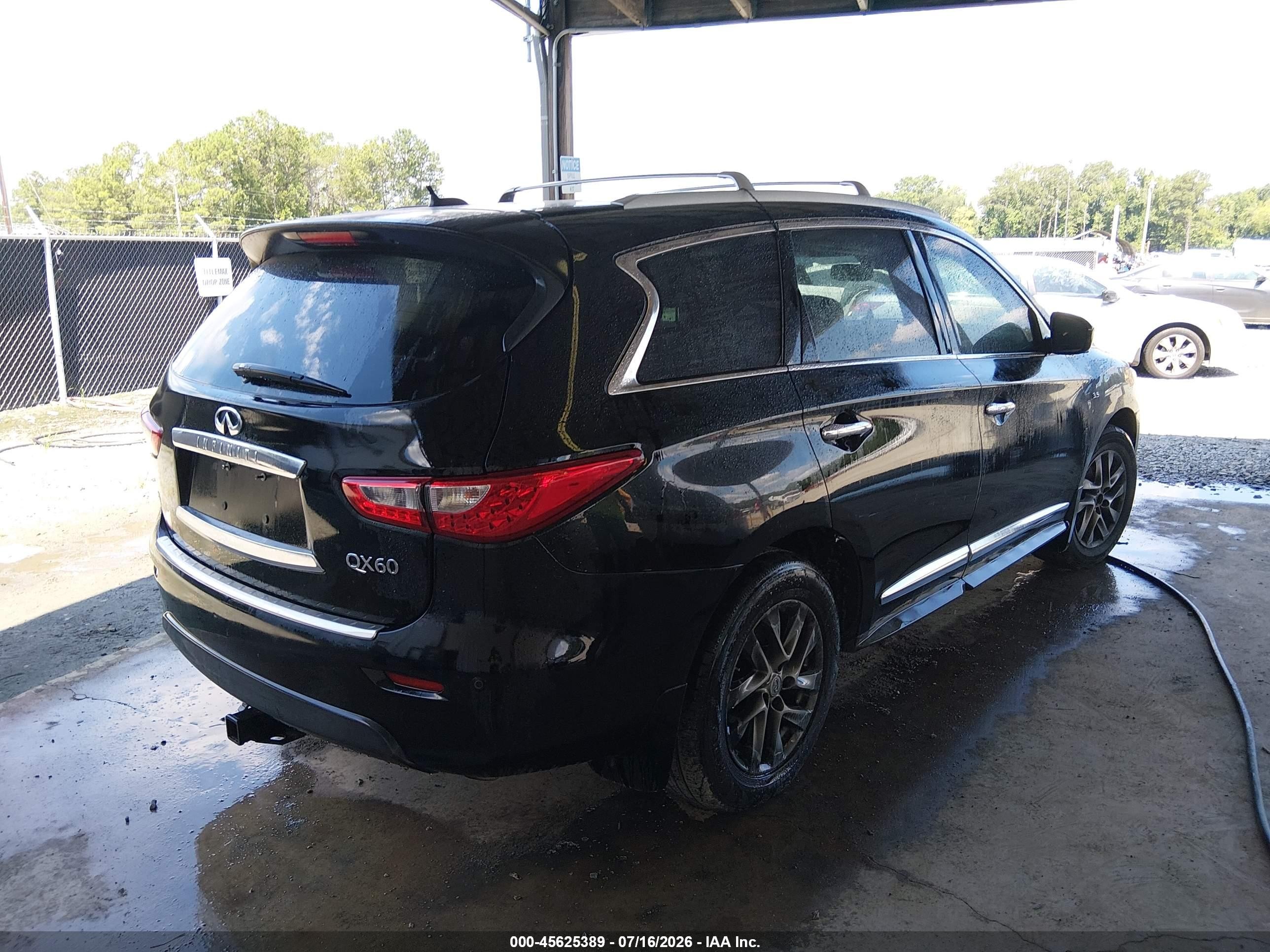 2015 Infiniti Qx60   Black vin: 5N1AL0MN3FC525655