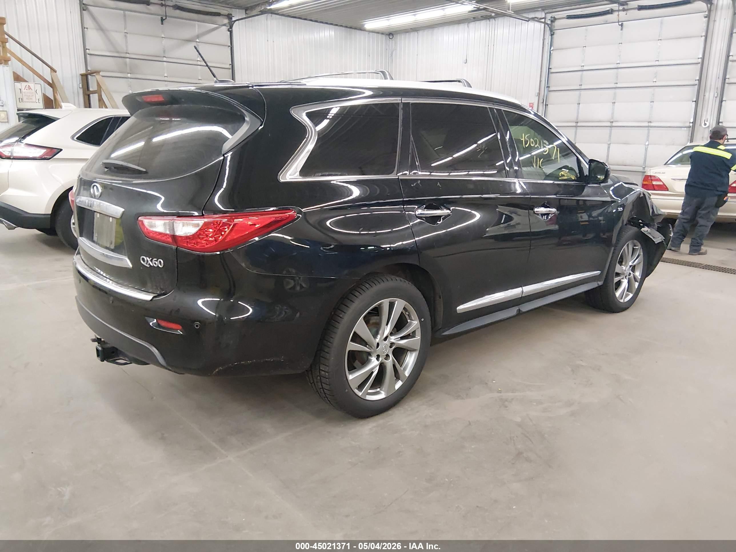 2015 Infiniti Qx60   Black vin: 5N1AL0MN3FC537756
