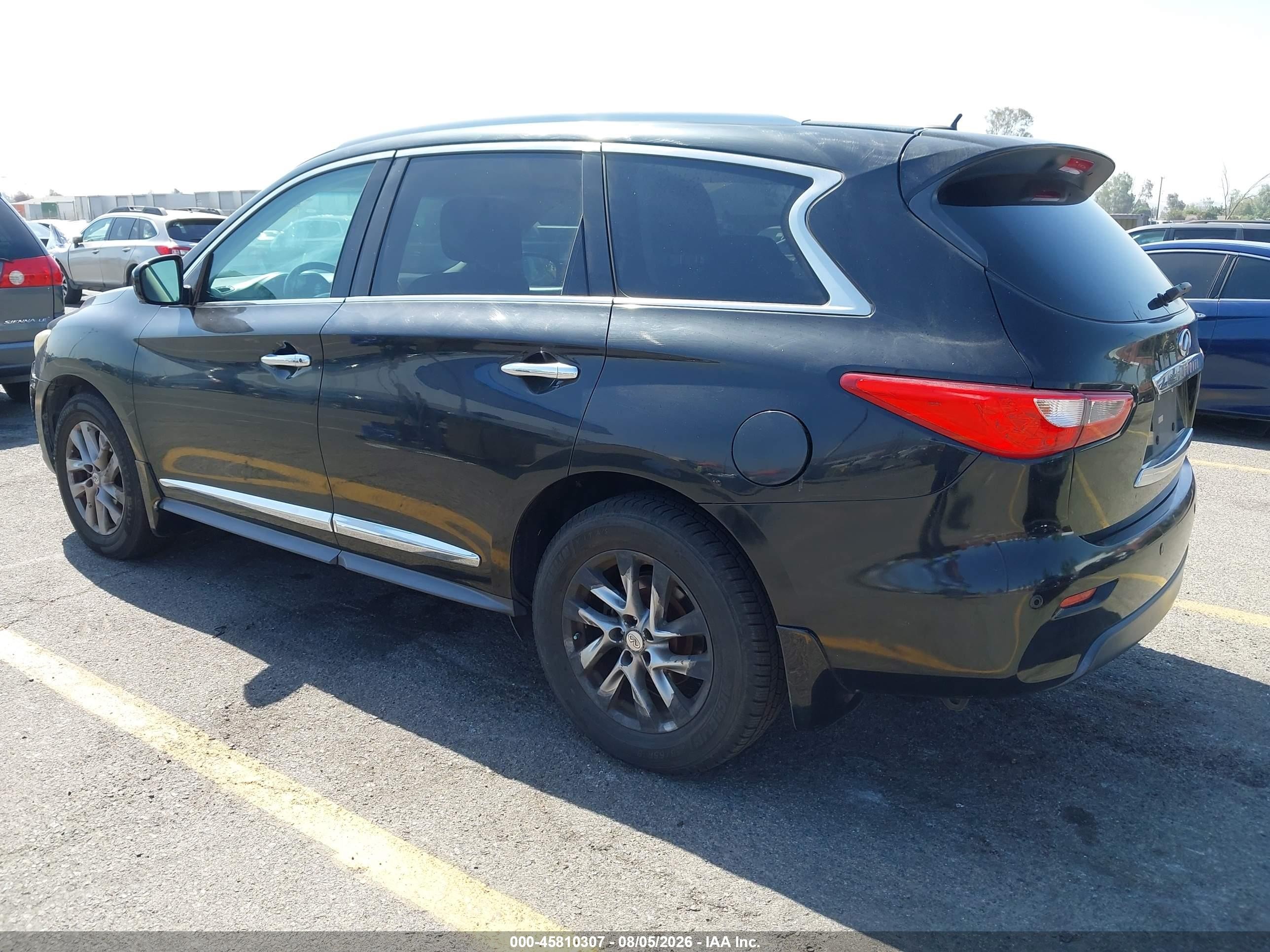 2013 Infiniti Jx35   Black vin: 5N1AL0MN4DC325686
