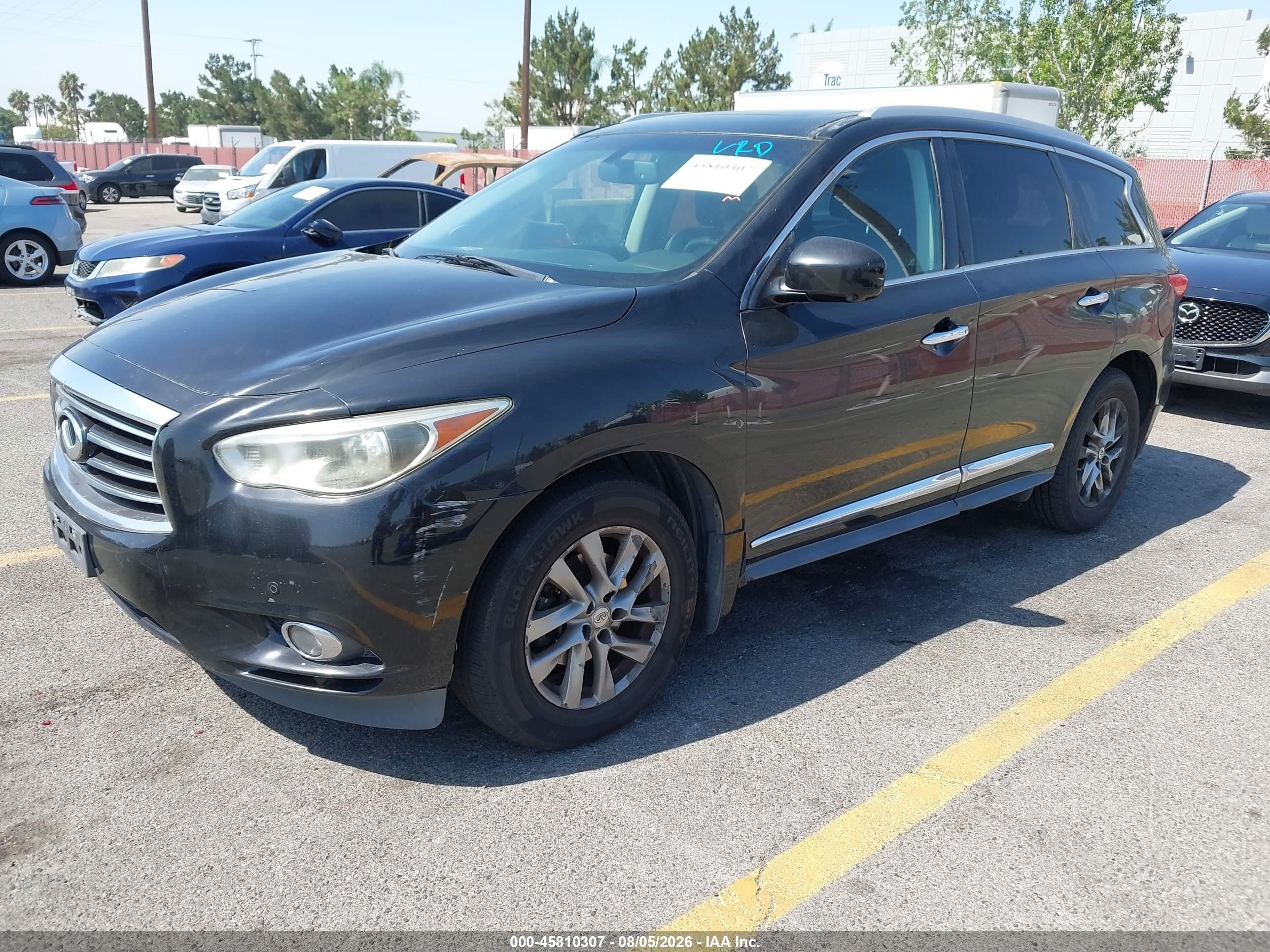 2013 Infiniti Jx35   Black vin: 5N1AL0MN4DC325686