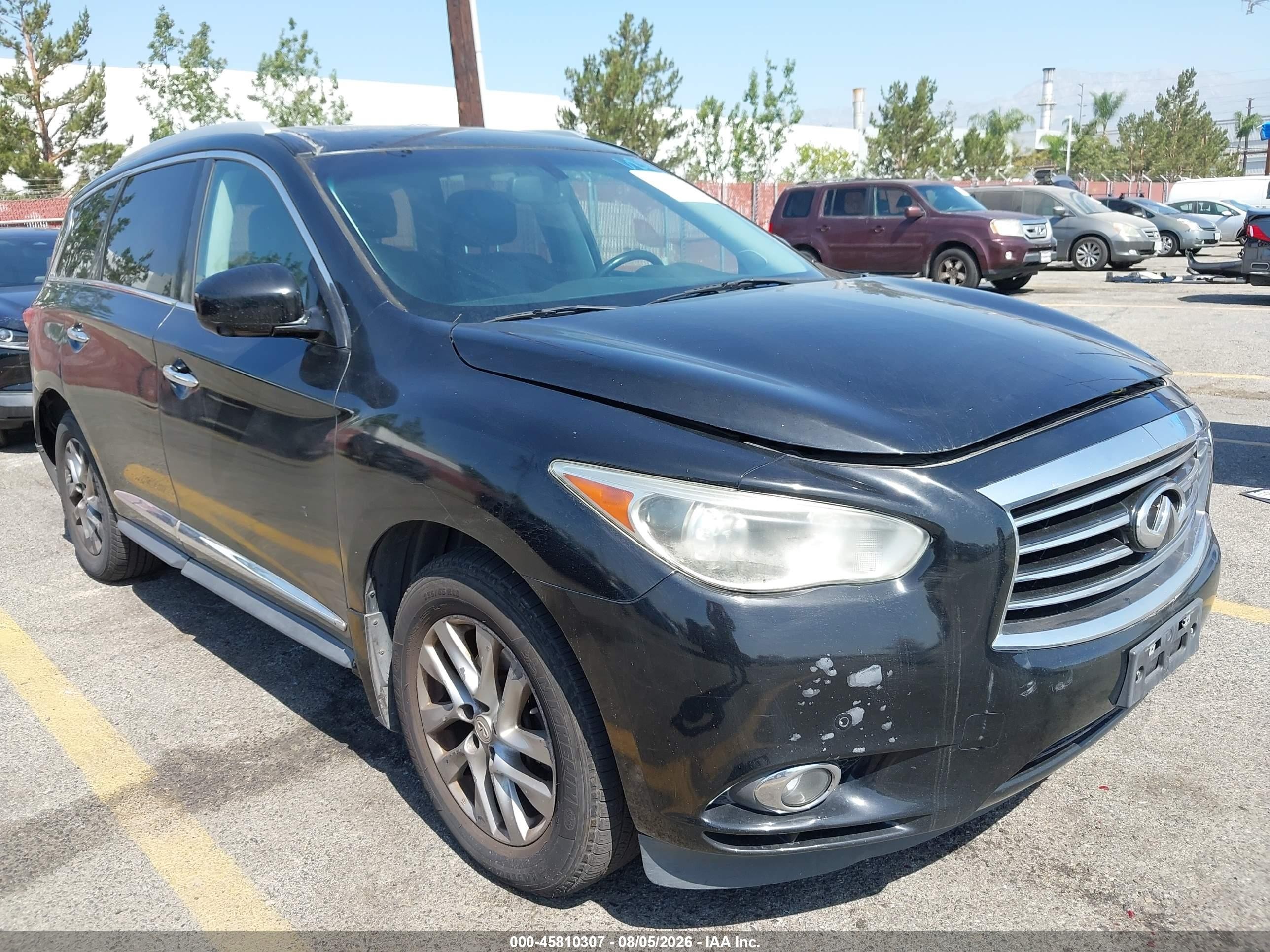 2013 Infiniti Jx35   Black vin: 5N1AL0MN4DC325686