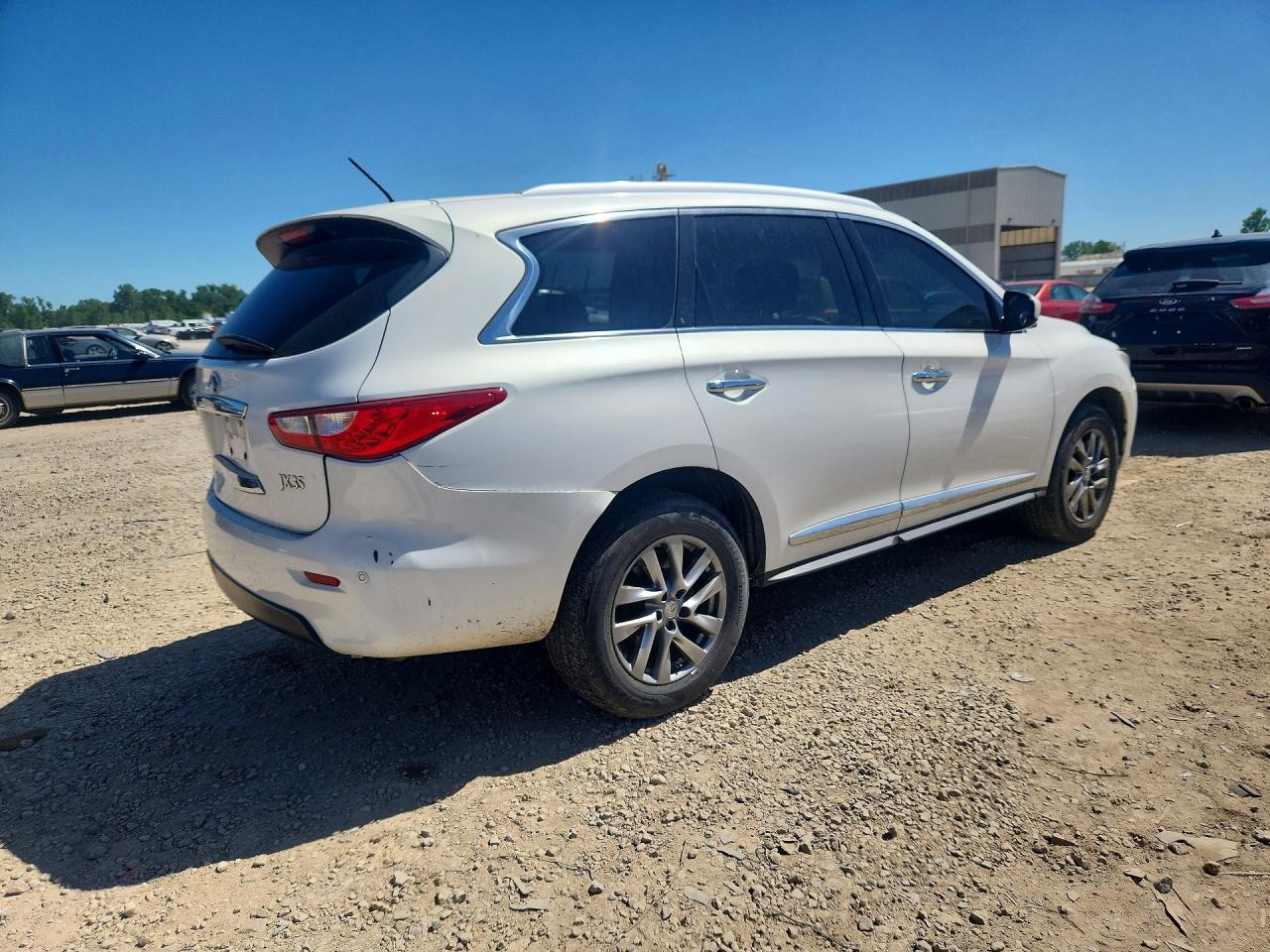 2013 Infiniti Jx35 Base White vin: 5N1AL0MN4DC343654