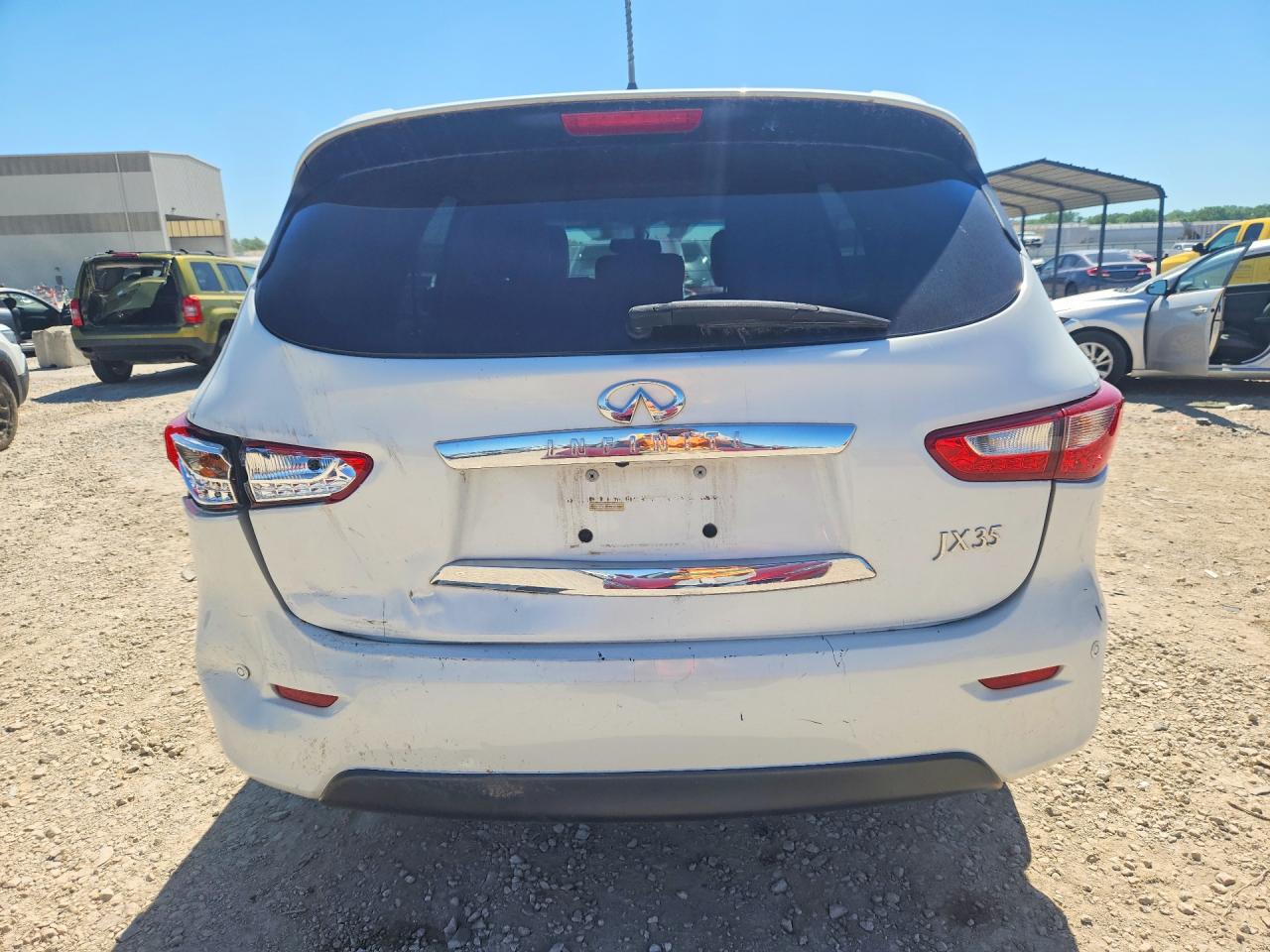 2013 Infiniti Jx35 Base White vin: 5N1AL0MN4DC343654