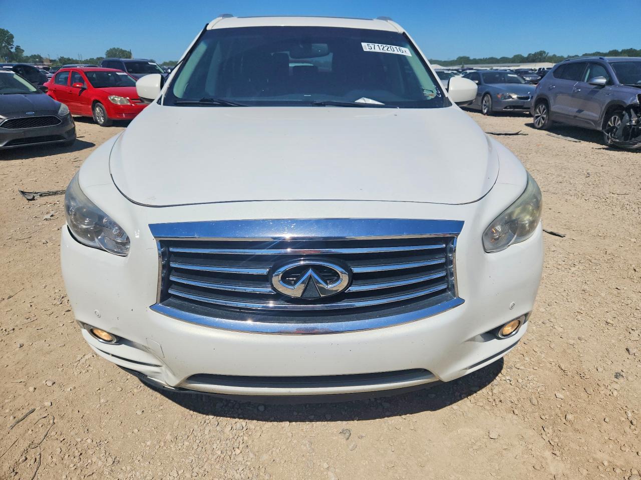 2013 Infiniti Jx35 Base White vin: 5N1AL0MN4DC343654