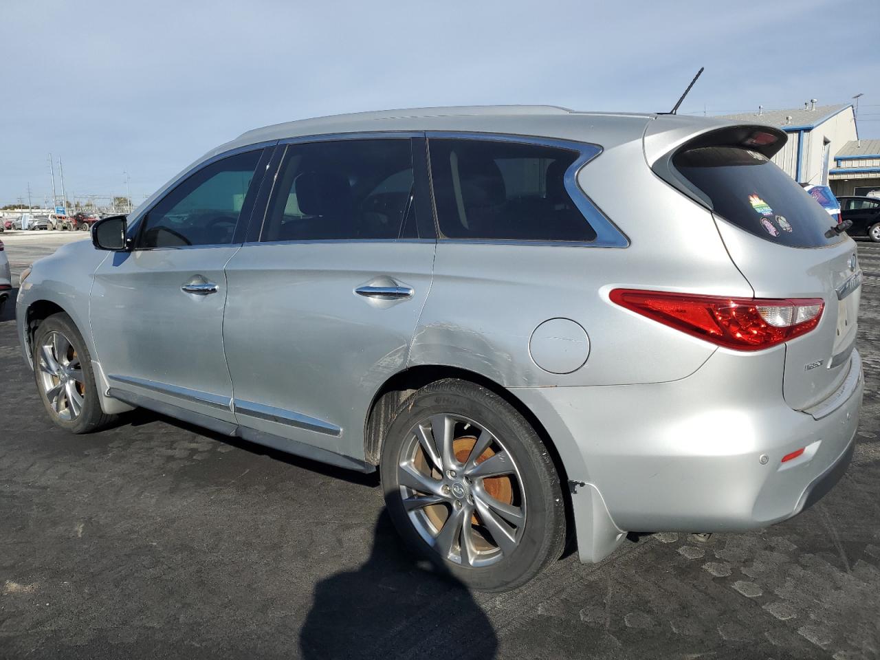 2013 Infiniti Jx35 Silver vin: 5N1AL0MN4DC345422