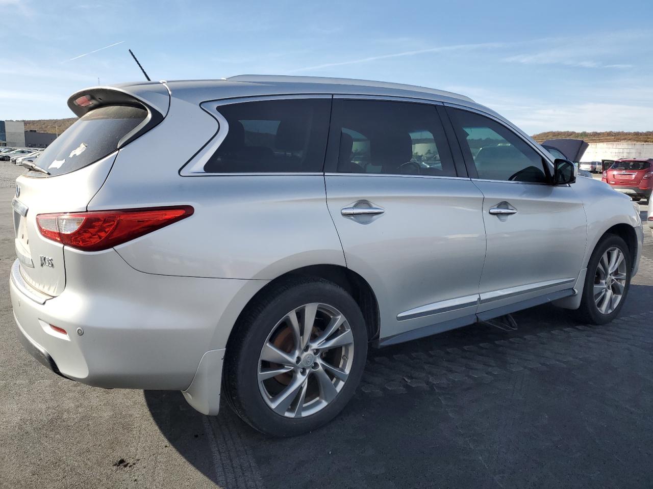 2013 Infiniti Jx35 Silver vin: 5N1AL0MN4DC345422