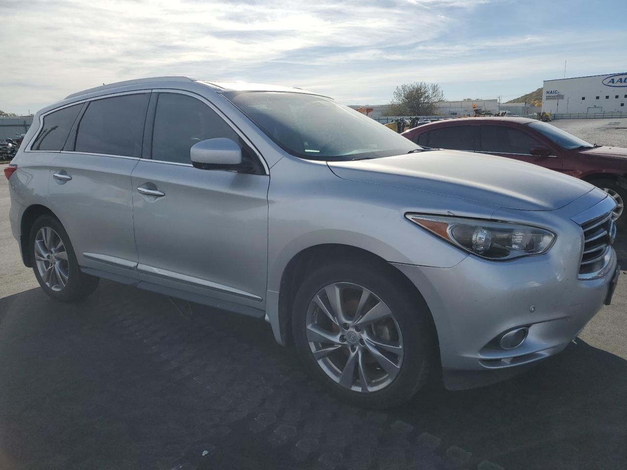 2013 Infiniti Jx35 Silver vin: 5N1AL0MN4DC345422