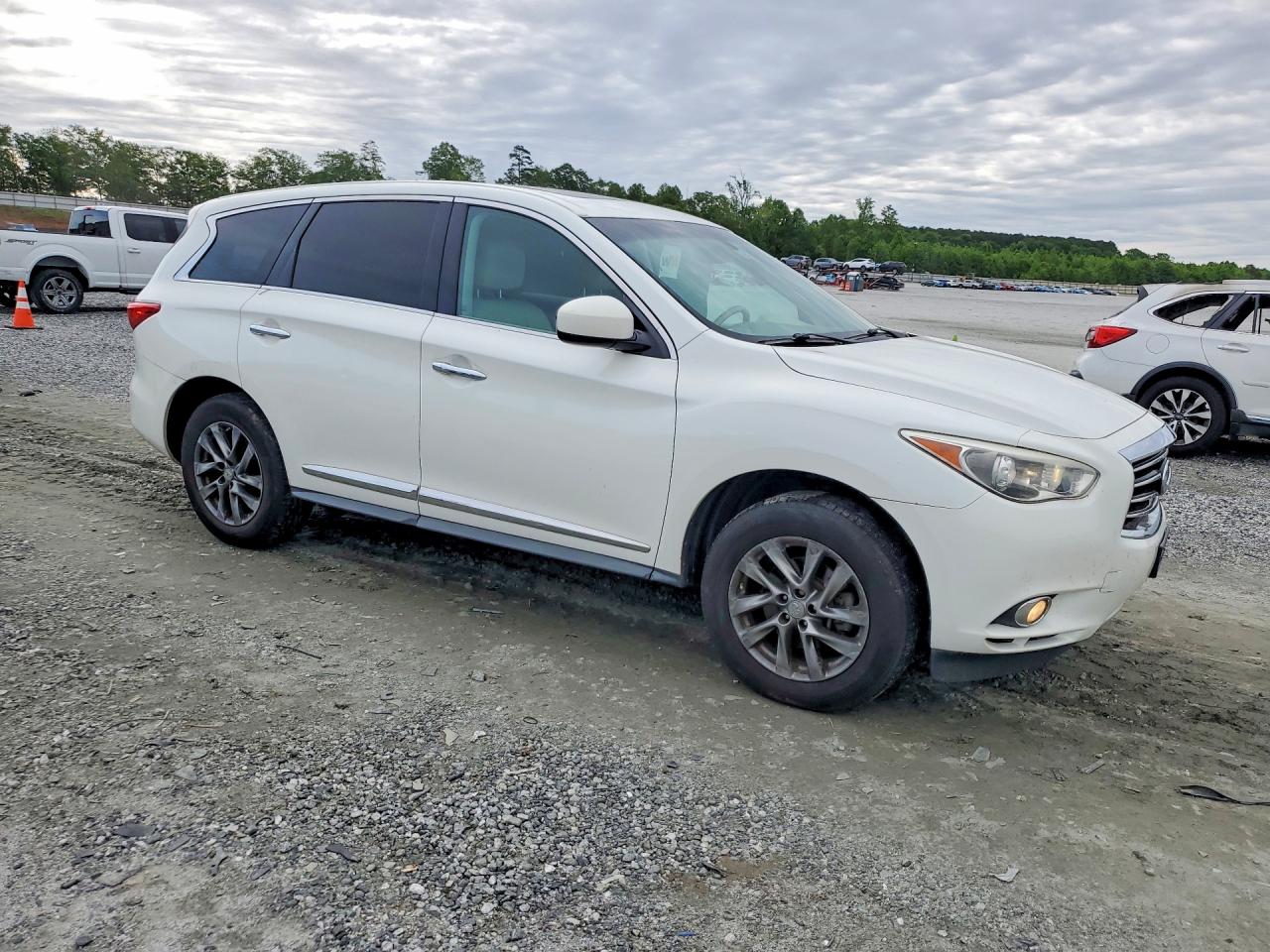 2013 Infiniti Jx35 Base White vin: 5N1AL0MN4DC348658