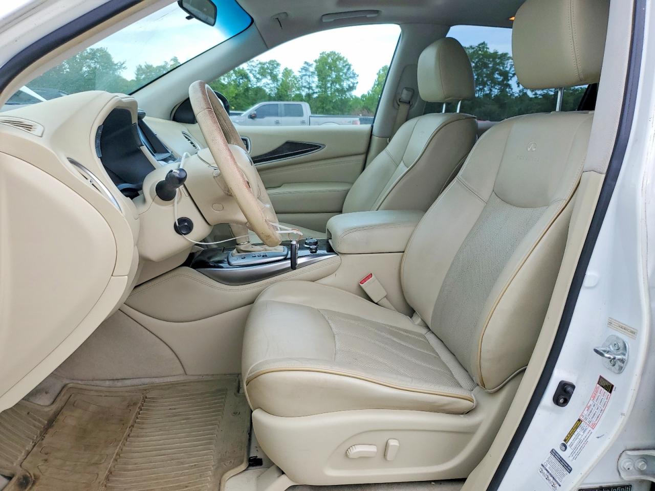 2013 Infiniti Jx35 Base White vin: 5N1AL0MN4DC348658