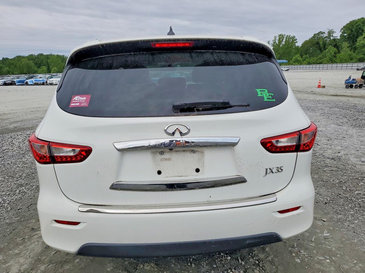 2013 Infiniti Jx35 Base White vin: 5N1AL0MN4DC348658