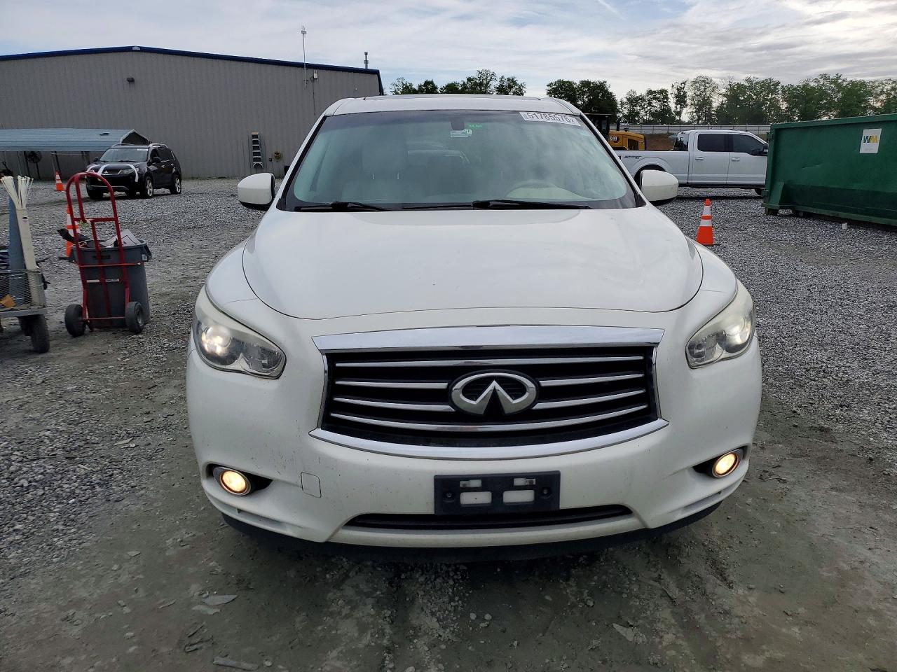 2013 Infiniti Jx35 Base White vin: 5N1AL0MN4DC348658