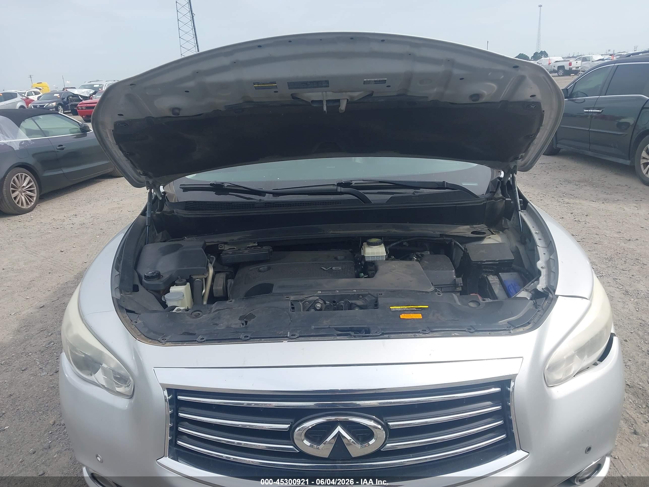 2014 Infiniti Qx60   Silver vin: 5N1AL0MN4EC504392