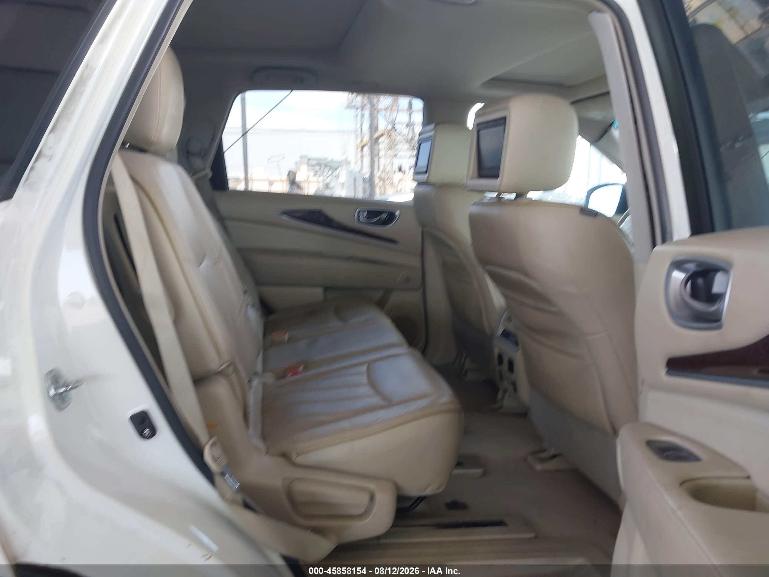 2014 Infiniti Qx60   White vin: 5N1AL0MN4EC507633