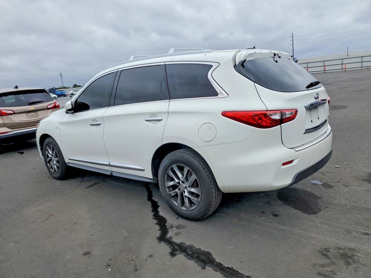 2014 Infiniti Qx60 White vin: 5N1AL0MN4EC531267