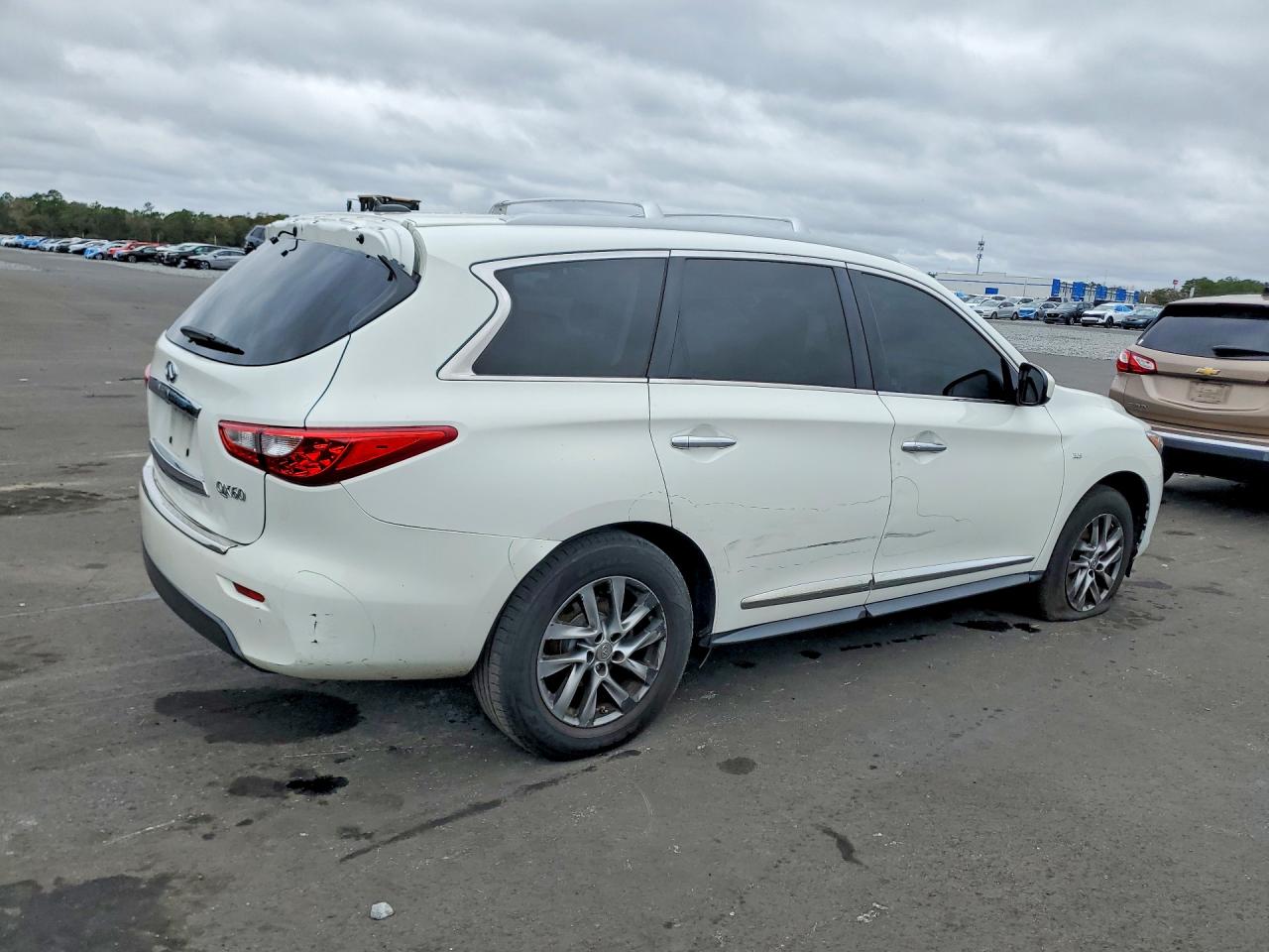 2014 Infiniti Qx60 White vin: 5N1AL0MN4EC531267