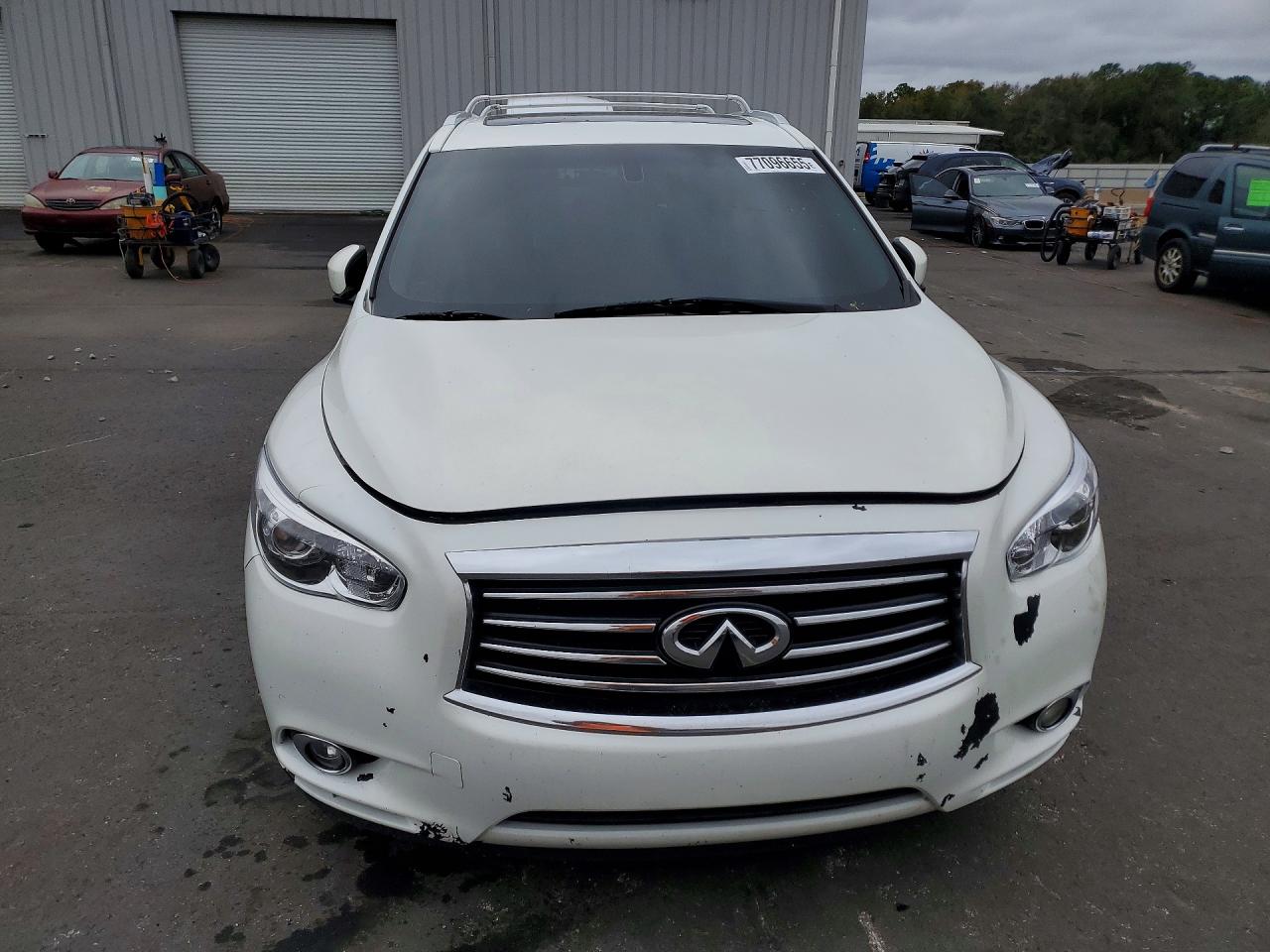 2014 Infiniti Qx60 White vin: 5N1AL0MN4EC531267