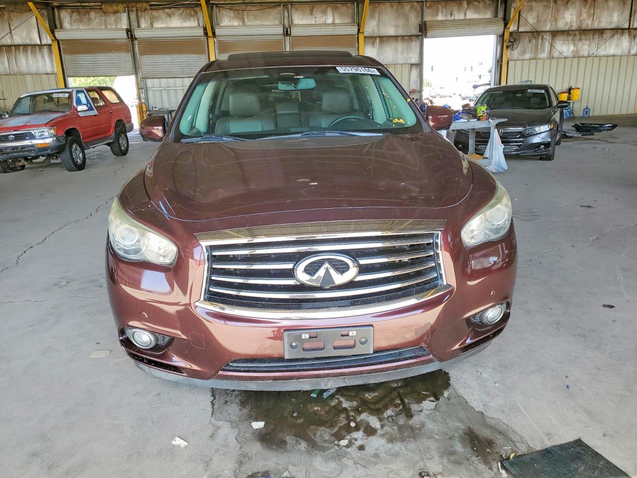 2014 Infiniti Qx60 Base Maroon vin: 5N1AL0MN4EC531706