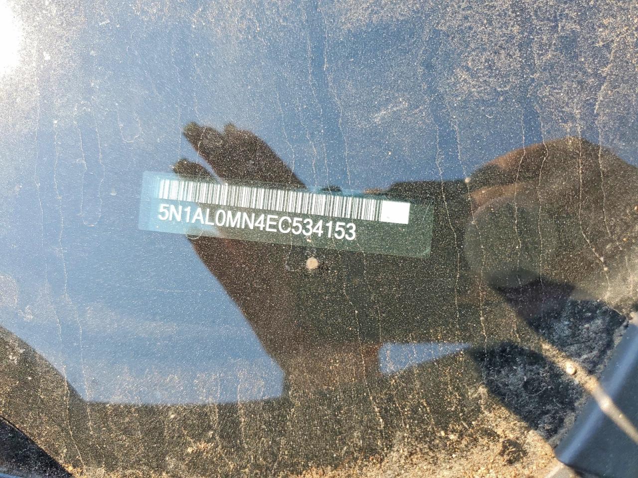 2014 Infiniti Qx60 Base Серый vin: 5N1AL0MN4EC534153