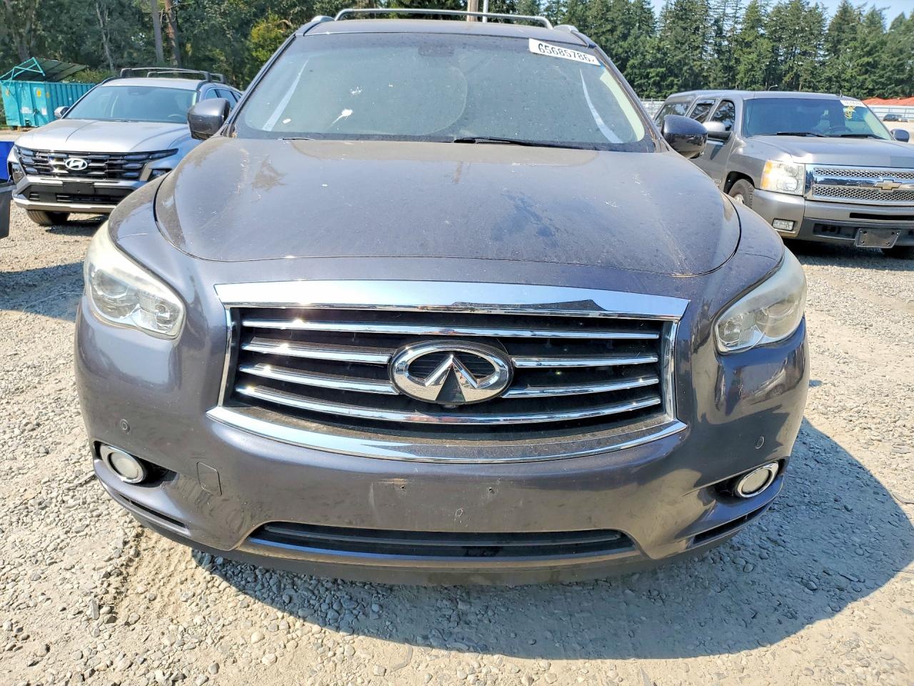 2014 Infiniti Qx60 Base Серый vin: 5N1AL0MN4EC534153