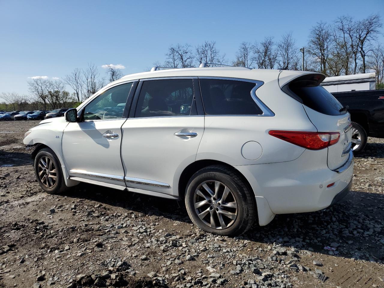 2014 Infiniti Qx60 White vin: 5N1AL0MN4EC551003