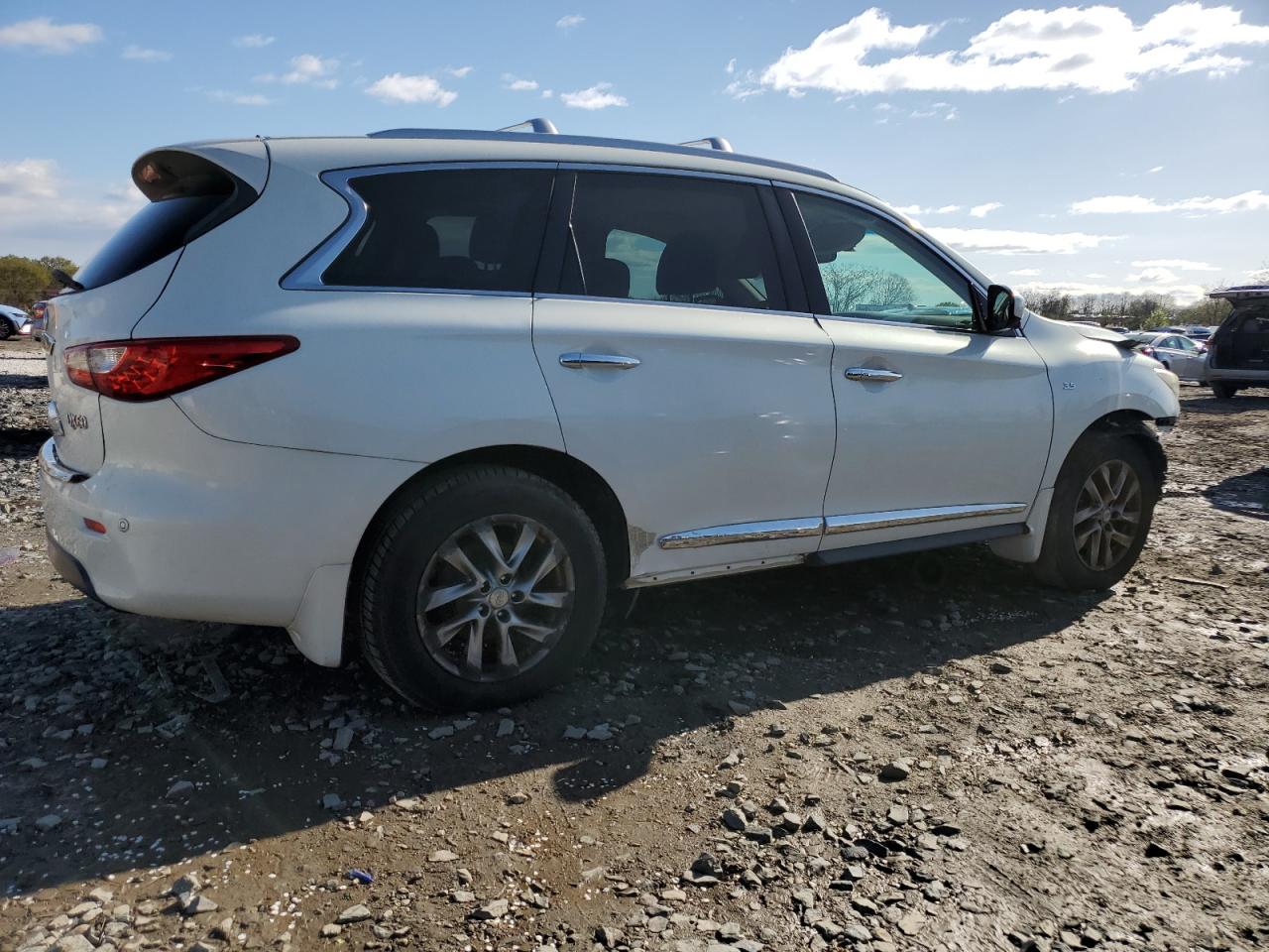 2014 Infiniti Qx60 White vin: 5N1AL0MN4EC551003