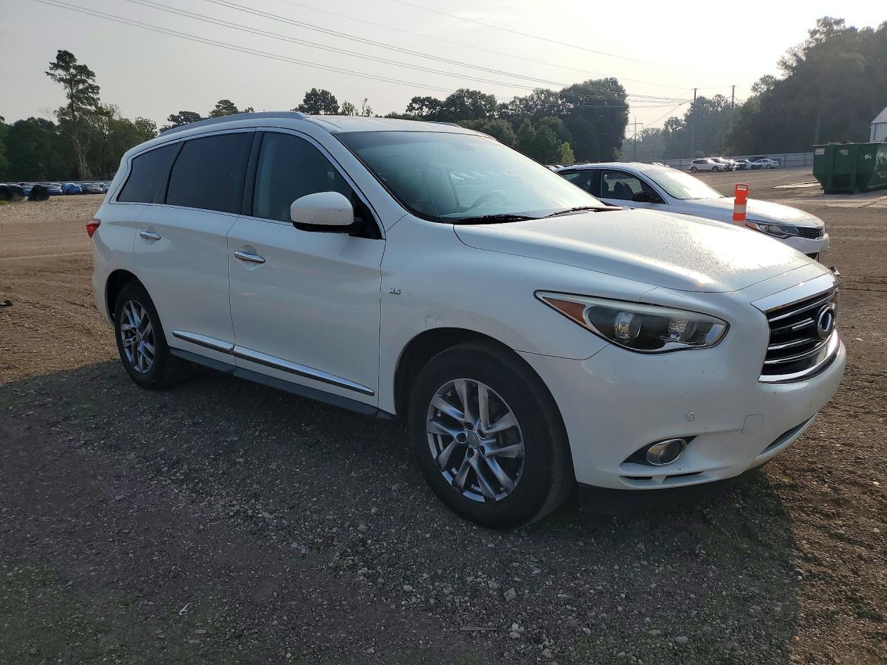 2014 Infiniti Qx60 Base White vin: 5N1AL0MN4EC553544