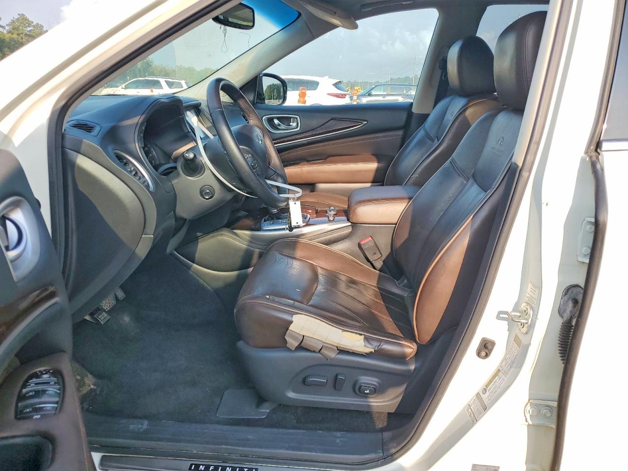2014 Infiniti Qx60 Base White vin: 5N1AL0MN4EC553544