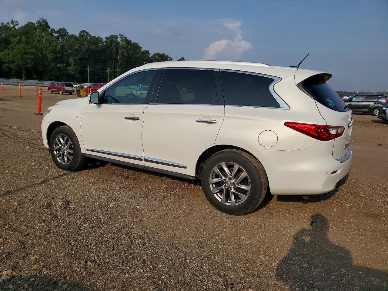 2014 Infiniti Qx60 Base White vin: 5N1AL0MN4EC553544