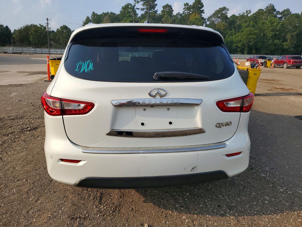 2014 Infiniti Qx60 Base White vin: 5N1AL0MN4EC553544