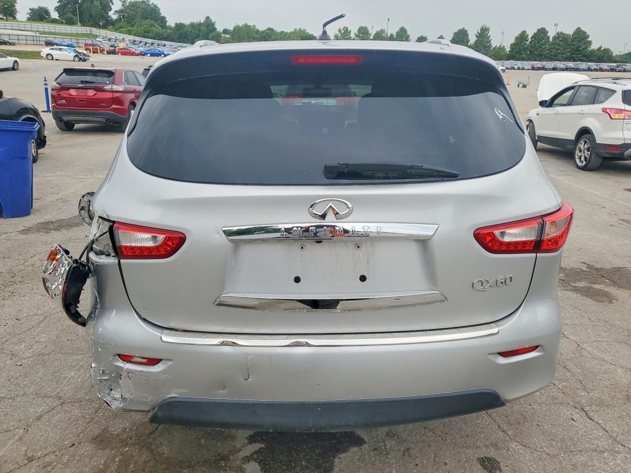 2015 Infiniti Qx60 Base Silver vin: 5N1AL0MN4FC508878