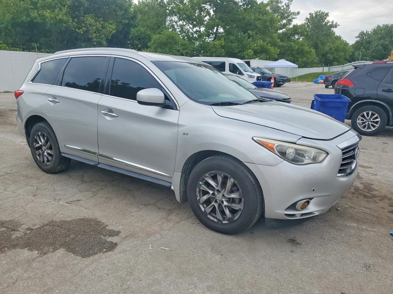 2015 Infiniti Qx60 Base Silver vin: 5N1AL0MN4FC508878