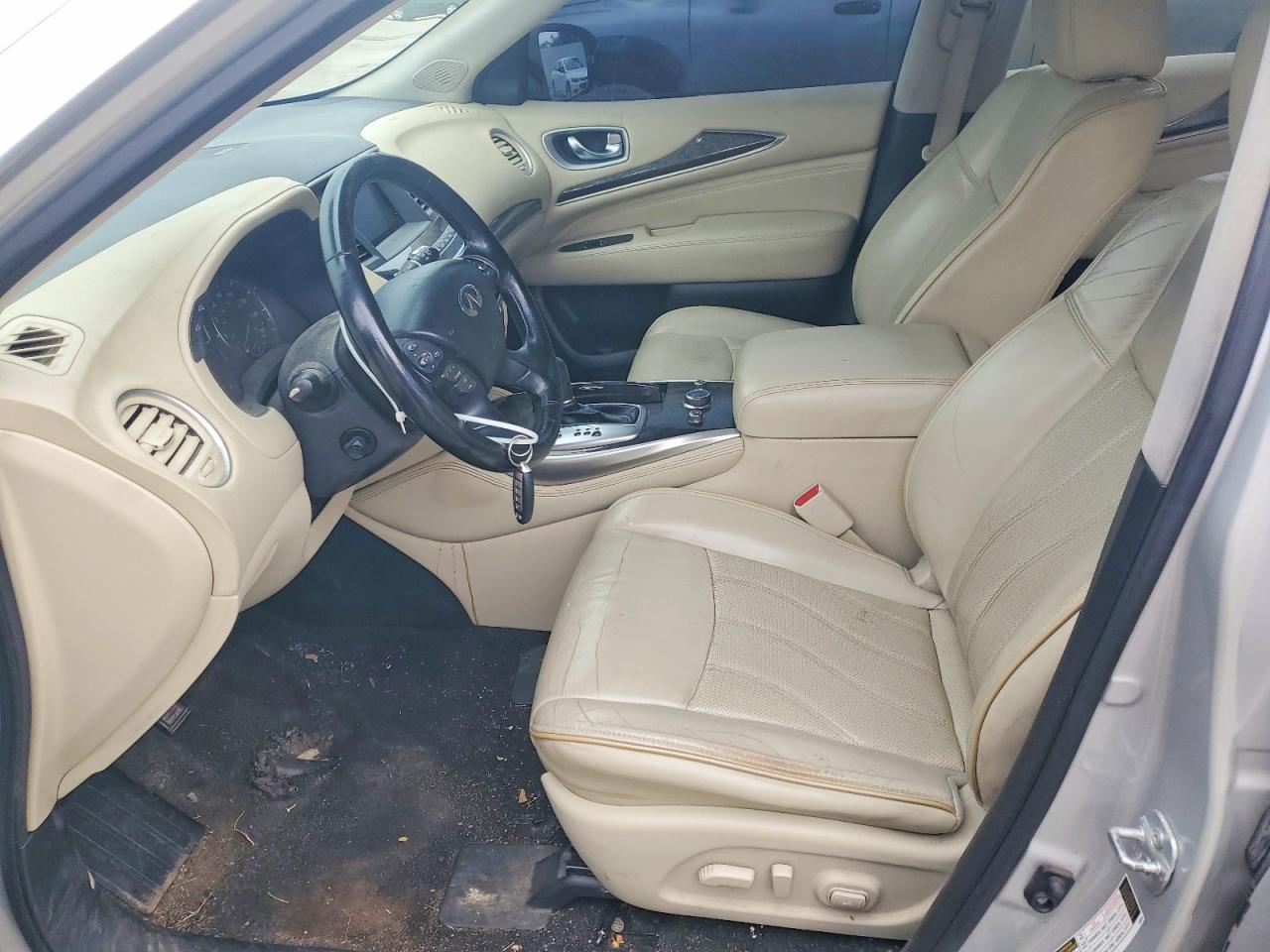 2015 Infiniti Qx60 Base Silver vin: 5N1AL0MN4FC508878