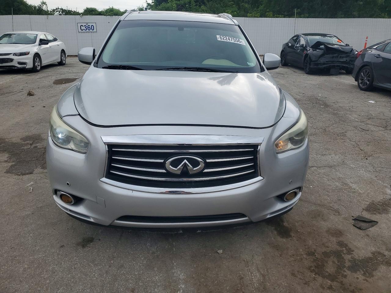 2015 Infiniti Qx60 Base Silver vin: 5N1AL0MN4FC508878