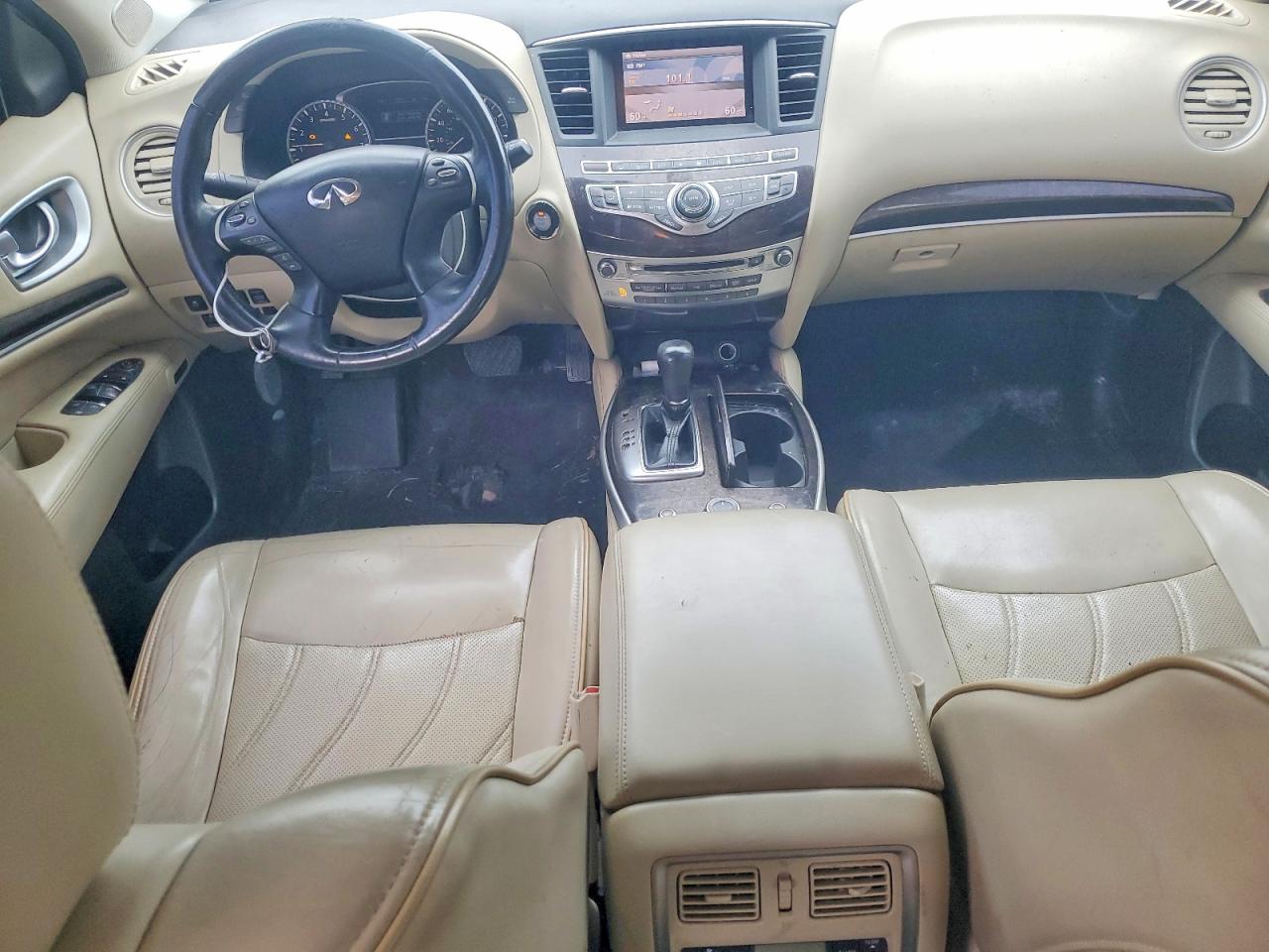 2015 Infiniti Qx60 Base Silver vin: 5N1AL0MN4FC508878