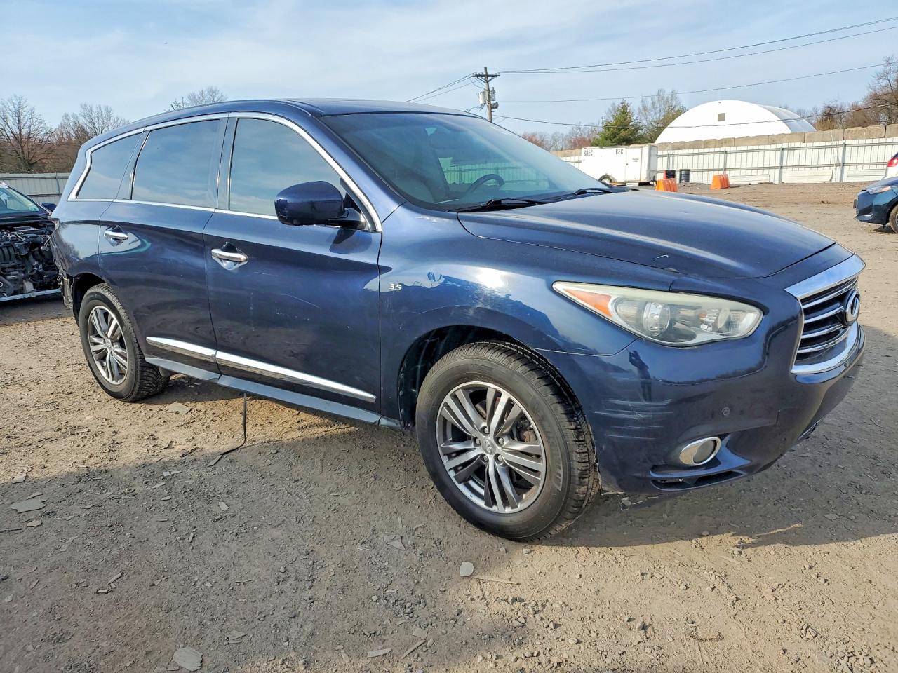 2015 Infiniti Qx60 Base Blue vin: 5N1AL0MN4FC521159