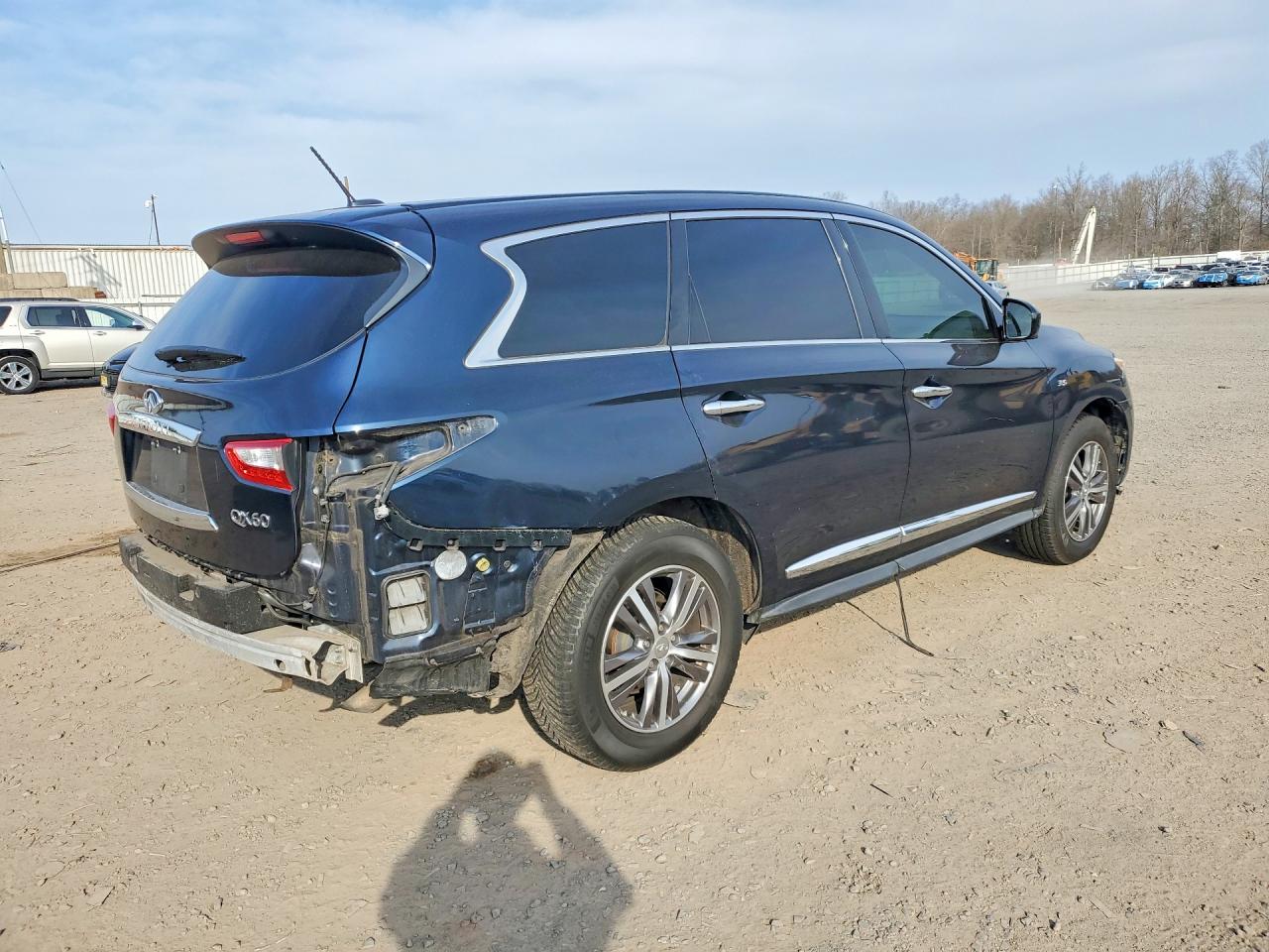 2015 Infiniti Qx60 Base Blue vin: 5N1AL0MN4FC521159
