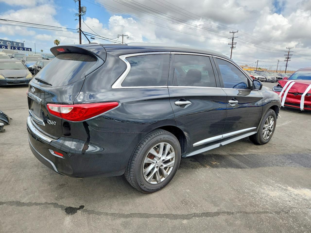 2015 Infiniti Qx60 Base Black vin: 5N1AL0MN4FC527530