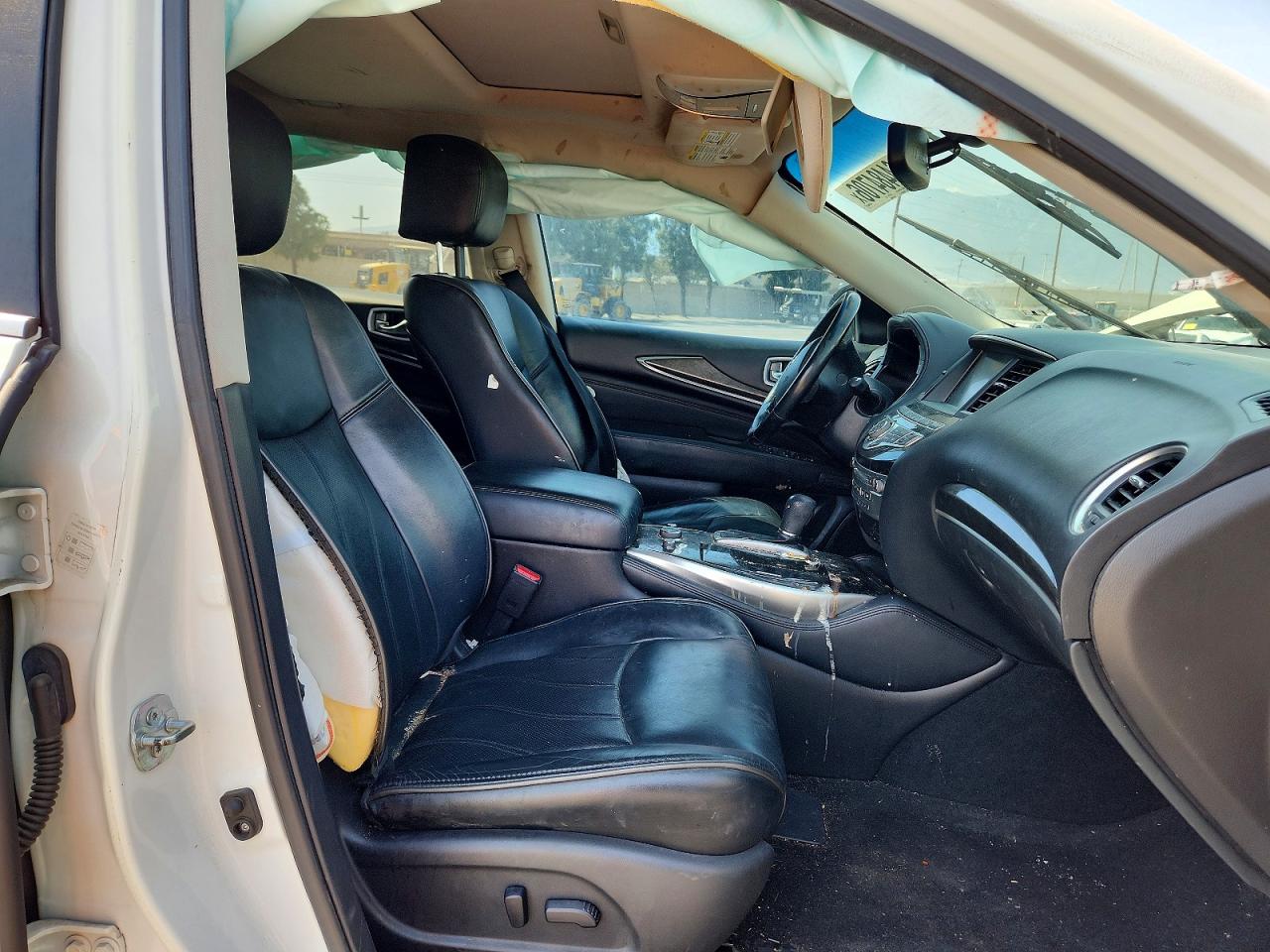 2015 Infiniti Qx60 Base White vin: 5N1AL0MN4FC528452