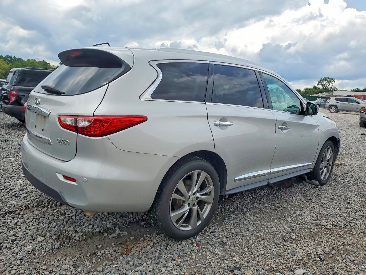2015 Infiniti Qx60 Base Silver vin: 5N1AL0MN4FC546157