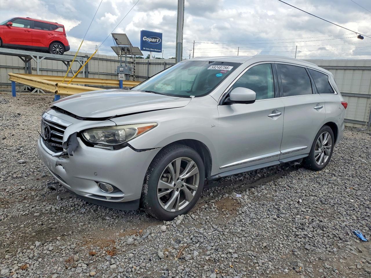 2015 Infiniti Qx60 Base Серебряный vin: 5N1AL0MN4FC546157