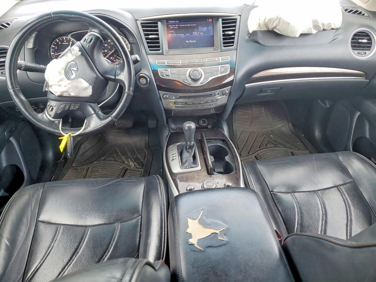 2015 Infiniti Qx60 Base Silver vin: 5N1AL0MN4FC546157
