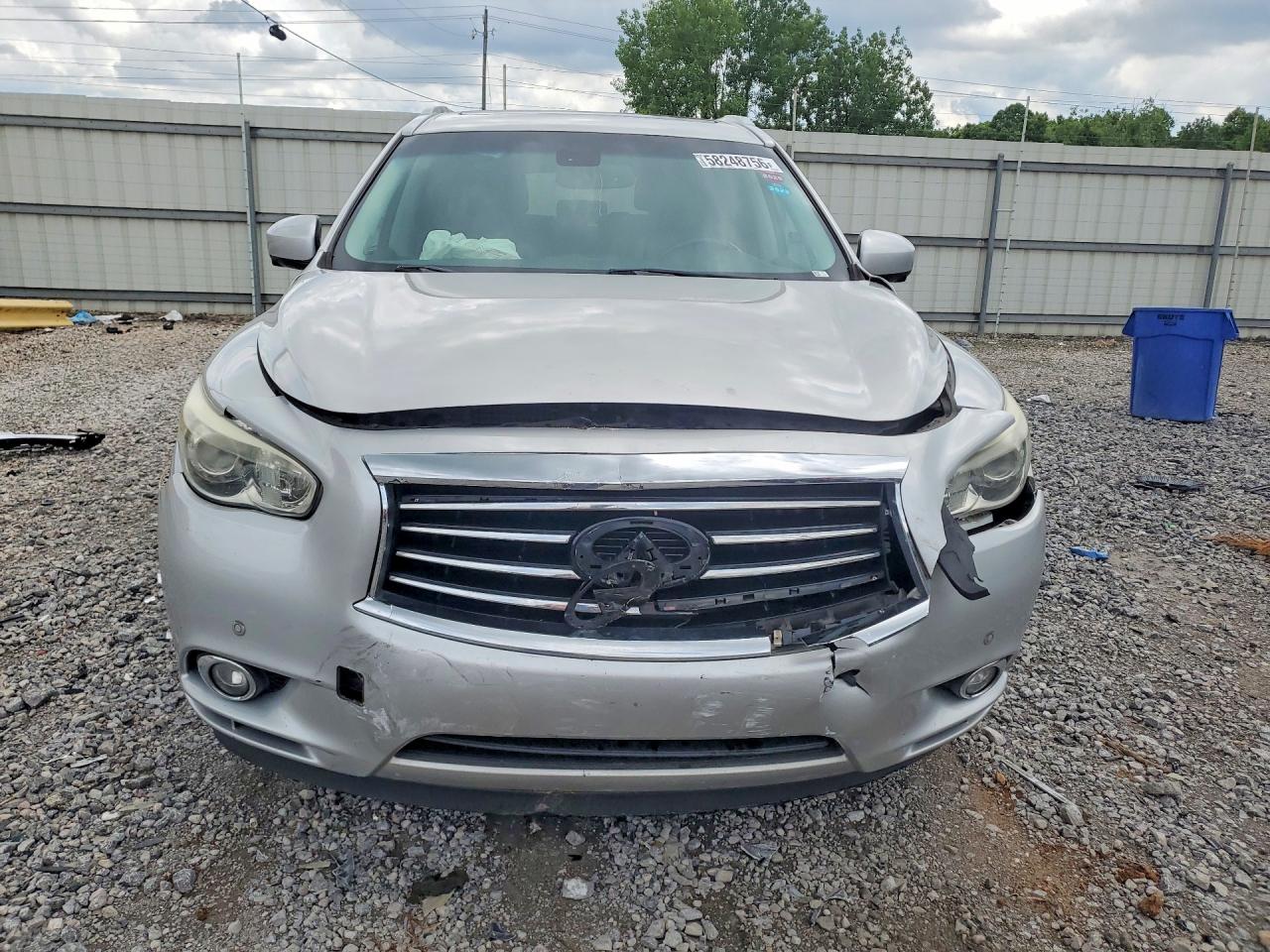 2015 Infiniti Qx60 Base Silver vin: 5N1AL0MN4FC546157